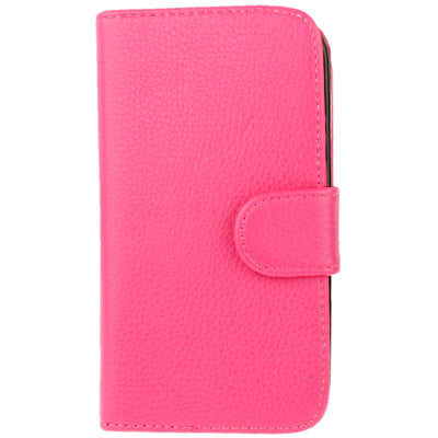Lichi Texture Flip Leather Case Cover with Credit Card Slots & Belt Clip for Galaxy S III / i9300
