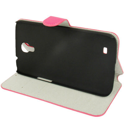 Leather Case with Holder & Credit Card Slots for Galaxy Mega 6.3 / i9200
