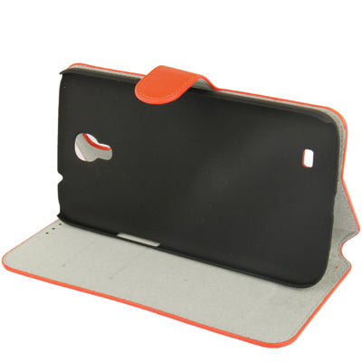 Leather Case with Holder & Credit Card Slots for Galaxy Mega 6.3 / i9200