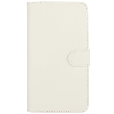 Litchi Texture Genuine Leather Case with Holder & Credit Card Slots for Galaxy Mega 6.3 / i9200