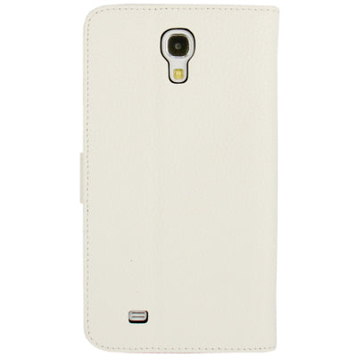 Litchi Texture Genuine Leather Case with Holder & Credit Card Slots for Galaxy Mega 6.3 / i9200