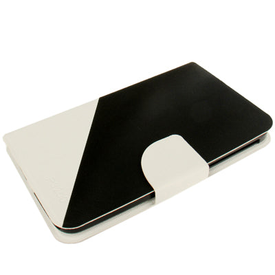 2-color Gravel Texture Leather Case with Holder  & Credit Card Slots for Galaxy Tab 3 (7.0) / P3200(White)