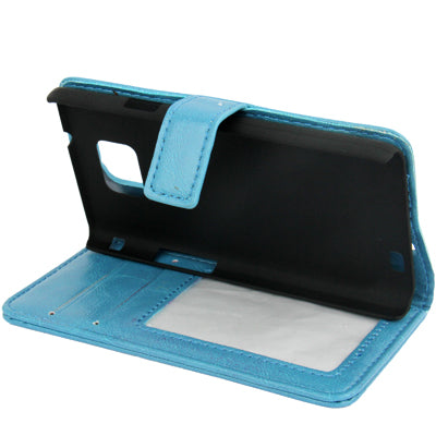 Imitation Sheepskin Texture Horizontal Flip Leather Case with Card Slots & Holder for Galaxy S II / i9100