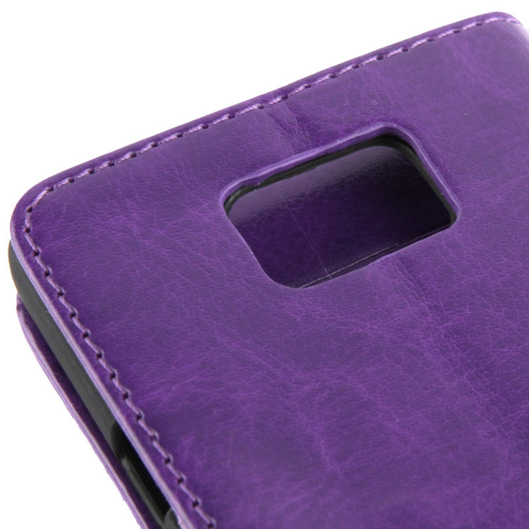 Imitation Sheepskin Texture Horizontal Flip Leather Case with Card Slots & Holder for Galaxy S II / i9100