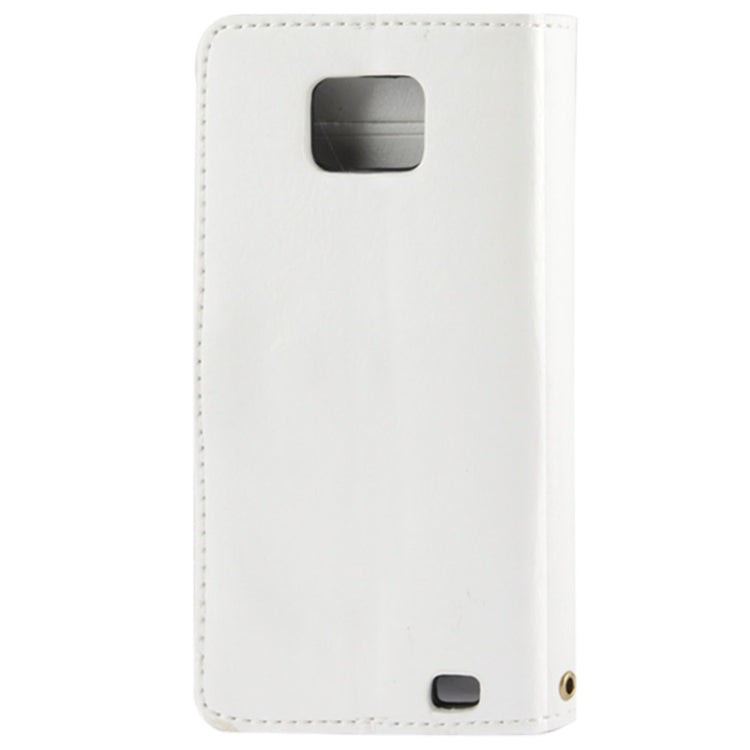 Imitation Sheepskin Texture Horizontal Flip Leather Case with Card Slots & Holder for Galaxy S II / i9100