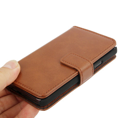 Imitation Sheepskin Texture Horizontal Flip Leather Case with Card Slots & Holder for Galaxy S II / i9100