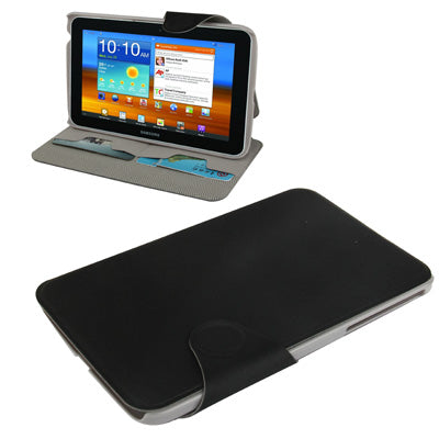 Natural Texture Leather Case with Holder & Credit Card Slots for Galaxy Tab 3 (7.0) / P3200