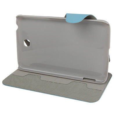 Natural Texture Leather Case with Holder & Credit Card Slots for Galaxy Tab 3 (7.0) / P3200