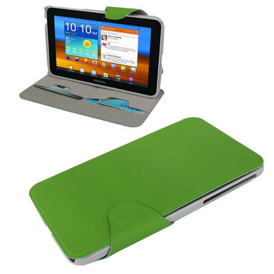 Natural Texture Leather Case with Holder & Credit Card Slots for Galaxy Tab 3 (7.0) / P3200