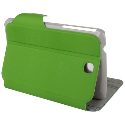 Natural Texture Leather Case with Holder & Credit Card Slots for Galaxy Tab 3 (7.0) / P3200