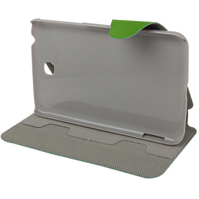Natural Texture Leather Case with Holder & Credit Card Slots for Galaxy Tab 3 (7.0) / P3200