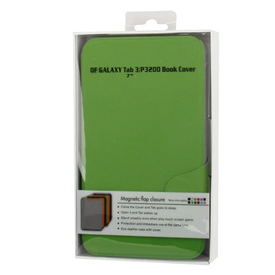 Natural Texture Leather Case with Holder & Credit Card Slots for Galaxy Tab 3 (7.0) / P3200