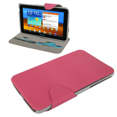 Natural Texture Leather Case with Holder & Credit Card Slots for Galaxy Tab 3 (7.0) / P3200
