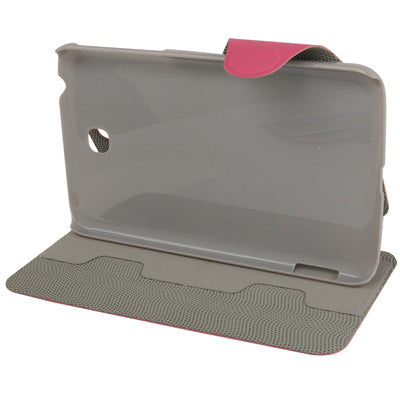 Natural Texture Leather Case with Holder & Credit Card Slots for Galaxy Tab 3 (7.0) / P3200