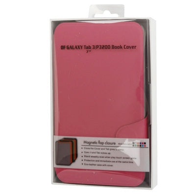 Natural Texture Leather Case with Holder & Credit Card Slots for Galaxy Tab 3 (7.0) / P3200