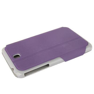 Natural Texture Leather Case with Holder & Credit Card Slots for Galaxy Tab 3 (7.0) / P3200