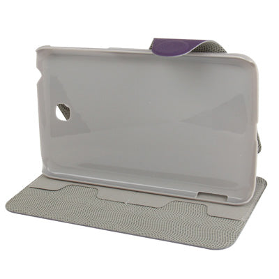 Natural Texture Leather Case with Holder & Credit Card Slots for Galaxy Tab 3 (7.0) / P3200