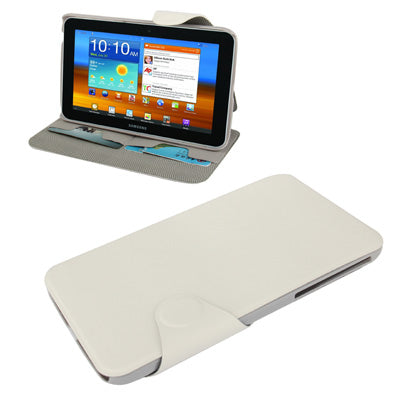 Natural Texture Leather Case with Holder & Credit Card Slots for Galaxy Tab 3 (7.0) / P3200