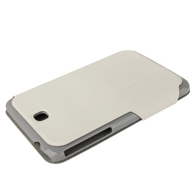 Natural Texture Leather Case with Holder & Credit Card Slots for Galaxy Tab 3 (7.0) / P3200