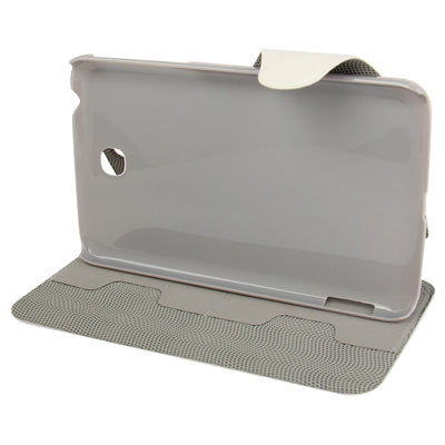 Natural Texture Leather Case with Holder & Credit Card Slots for Galaxy Tab 3 (7.0) / P3200