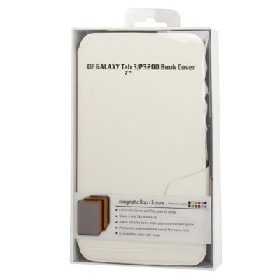 Natural Texture Leather Case with Holder & Credit Card Slots for Galaxy Tab 3 (7.0) / P3200