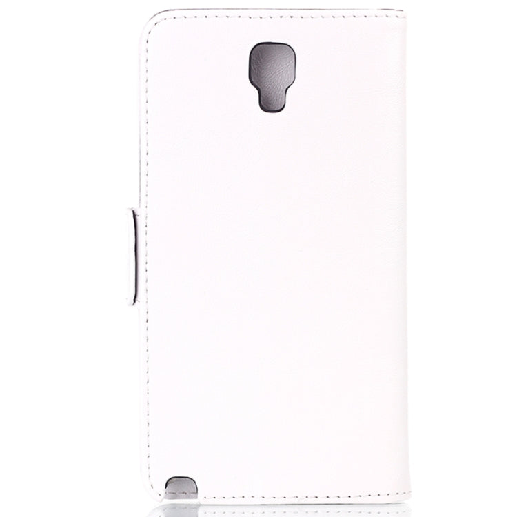 Oil Leather Case with Card Slot & Holder for Galaxy Note III Lite / N7505