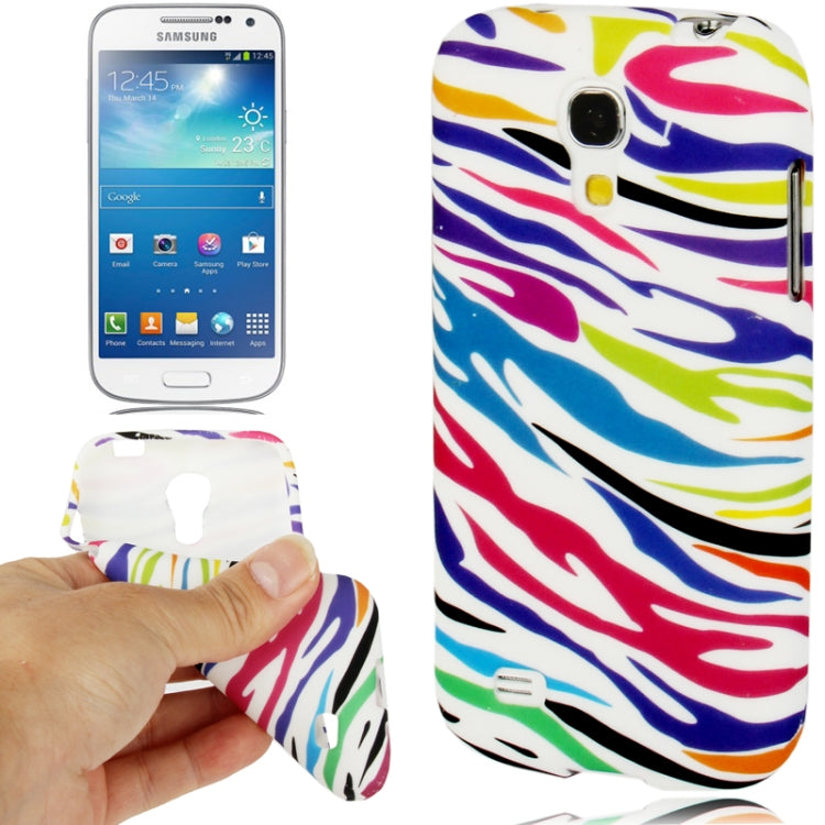 Colourful Zebra Texture Pattern TPU Case for Galaxy S IV mini / i9190