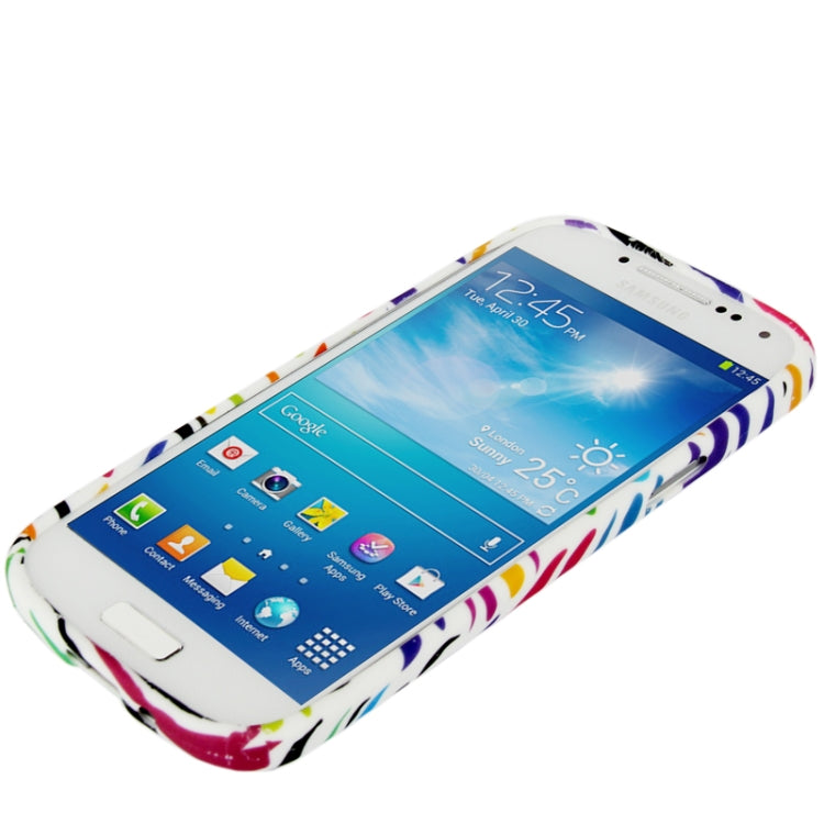 Colourful Zebra Texture Pattern TPU Case for Galaxy S IV mini / i9190