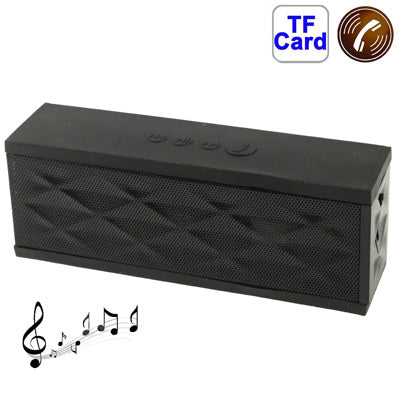 Hi-Fi Stereo Bluetooth MIC Speaker for Galaxy S IV / i9500 / SIII / i9300 / i8190 / S7562 / i8750 / i9220 / N7000 / i9100 / i9082 / iPhone 5 / iPhone 4 & 4S / New iPad / BlackBerry Z10 / HTC / Nokia / Other Mobile Phones, Support Handsfree Function(Black)