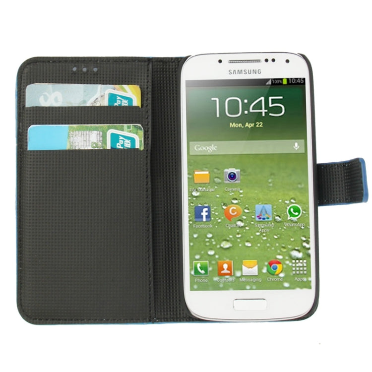 Snakeskin Texture Leather Case with Credit Card Slots & Holder for Galaxy S IV mini / i9190