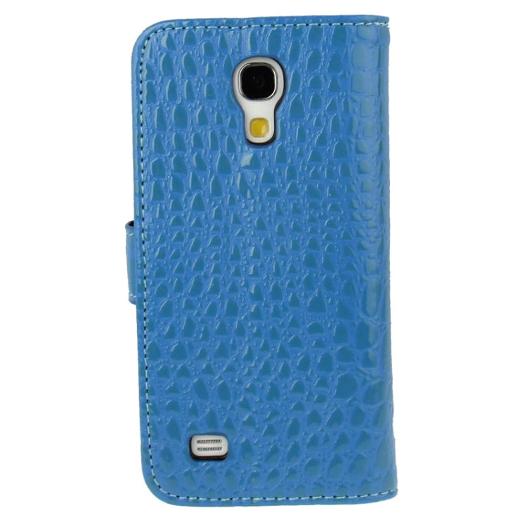 Snakeskin Texture Leather Case with Credit Card Slots & Holder for Galaxy S IV mini / i9190