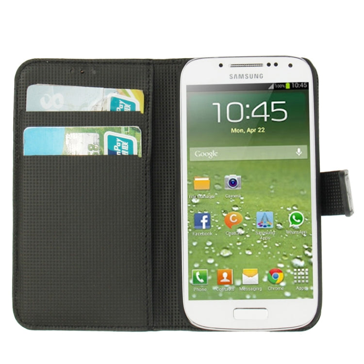 Snakeskin Texture Leather Case with Credit Card Slots & Holder for Galaxy S IV mini / i9190