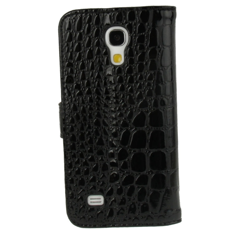 Snakeskin Texture Leather Case with Credit Card Slots & Holder for Galaxy S IV mini / i9190