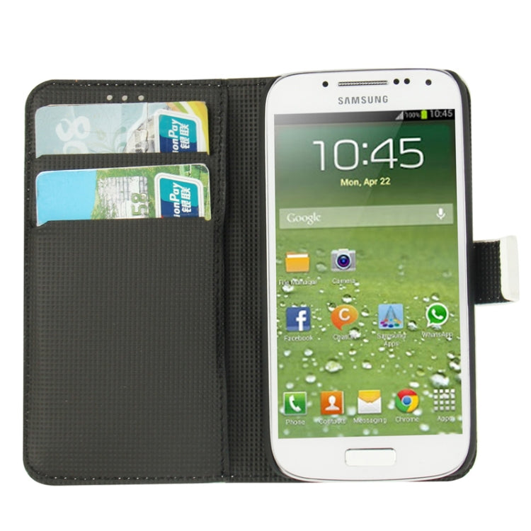 Snakeskin Texture Leather Case with Credit Card Slots & Holder for Galaxy S IV mini / i9190