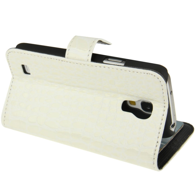 Snakeskin Texture Leather Case with Credit Card Slots & Holder for Galaxy S IV mini / i9190