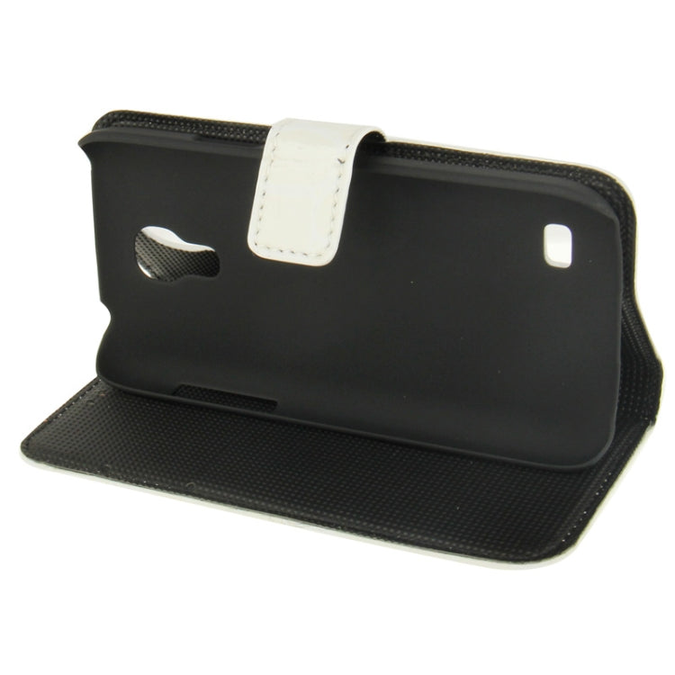 Snakeskin Texture Leather Case with Credit Card Slots & Holder for Galaxy S IV mini / i9190