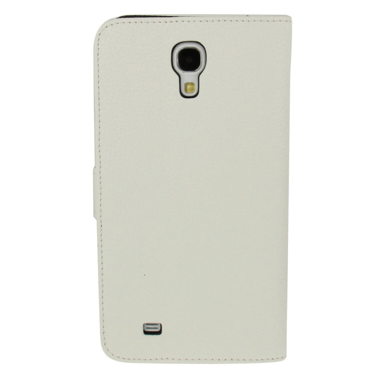Litchi Texture Leather Case with Holder & Credit Card Slots for Galaxy Mega 6.3 / i9200