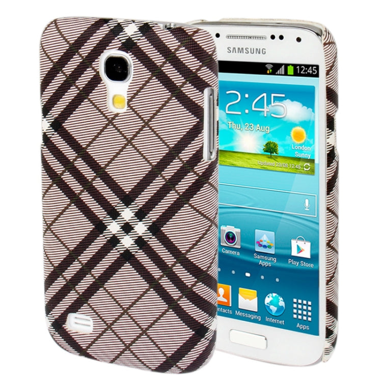 Scotland Cloth Texture Plastic Case for Galaxy S IV mini / i9190