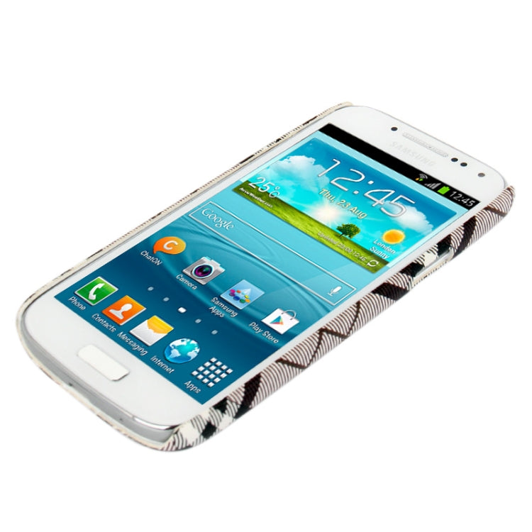 Scotland Cloth Texture Plastic Case for Galaxy S IV mini / i9190