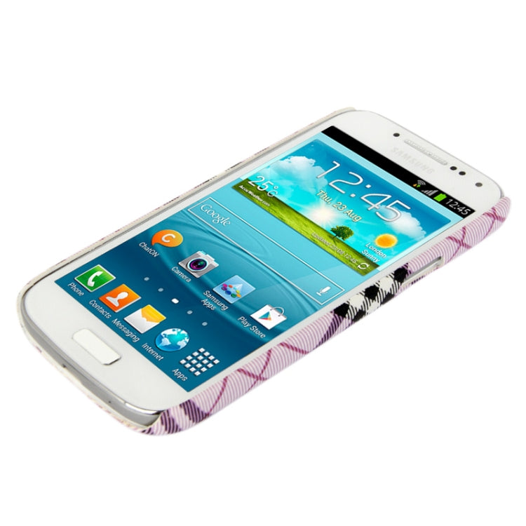 Scotland Cloth Texture Plastic Case for Galaxy S IV mini / i9190