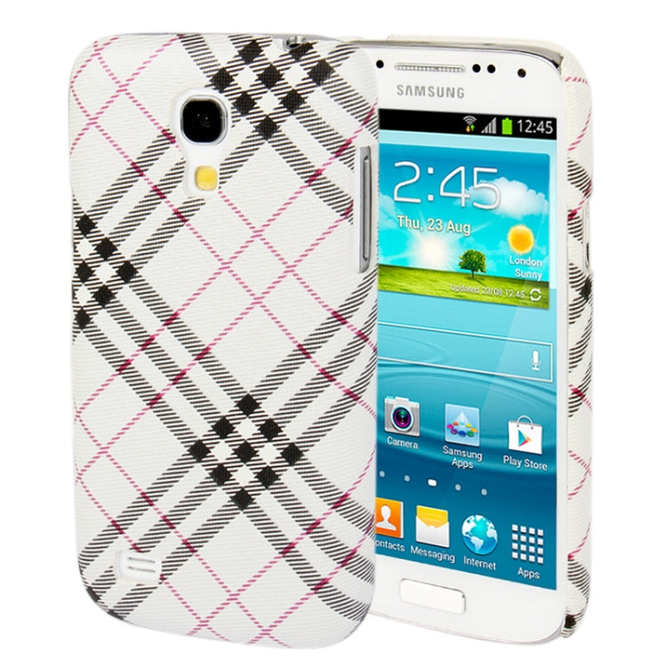 Scotland Cloth Texture Plastic Case for Galaxy S IV mini / i9190