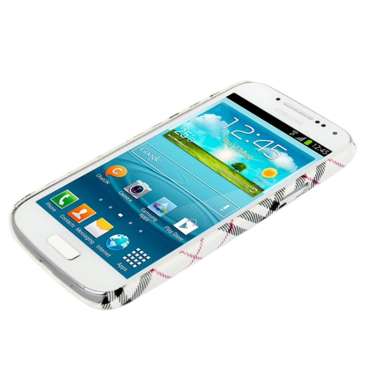 Scotland Cloth Texture Plastic Case for Galaxy S IV mini / i9190