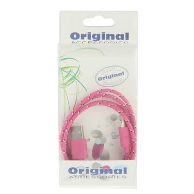 Nylon Netting Style Micro 5 Pin USB Data Transfer / Charge Cable for Galaxy S IV / i9500 / S III / i9300 / Note II / N7100 / Nokia / HTC / Blackberry / Sony, Length: 2m
