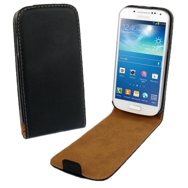 Vertical Flip Leather Case for Galaxy S IV mini / i9190