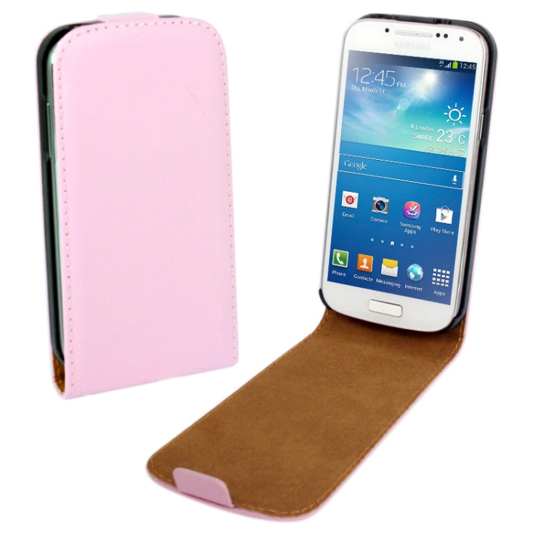 Vertical Flip Leather Case for Galaxy S IV mini / i9190