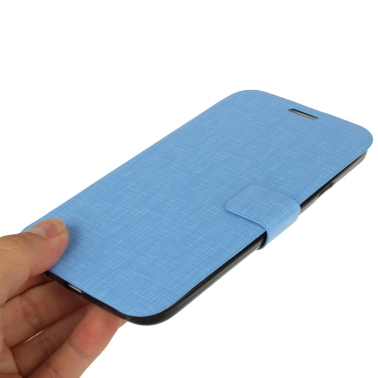 Cross Texture Leather Case with Holder & Credit Card Slot & Sleep / Wake-up Function  for Galaxy Mega 5.8 / i9150