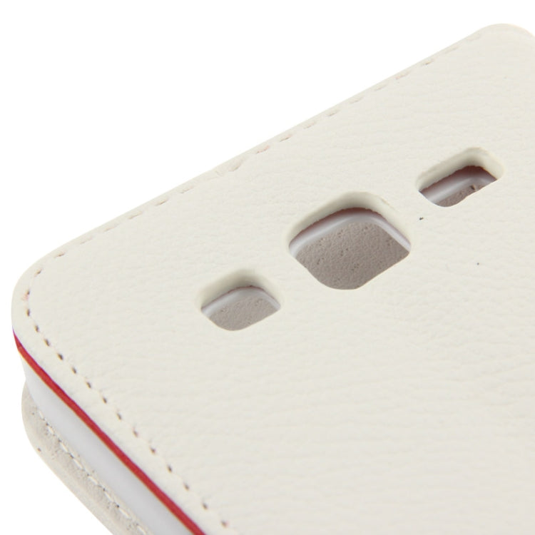 Litchi Texture Leather Case with Credit Card Slot & Holder for Galaxy Grand 2 / G7106