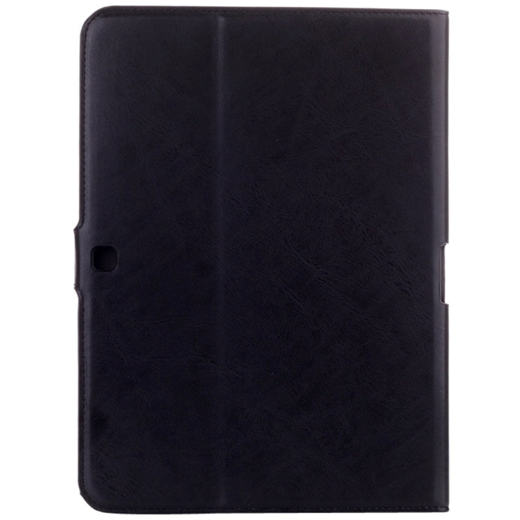 Crazy Horse Texture Flip Leather Case with Credit Card Slots & Holder for Galaxy Tab 4 10.1 / SM-T530