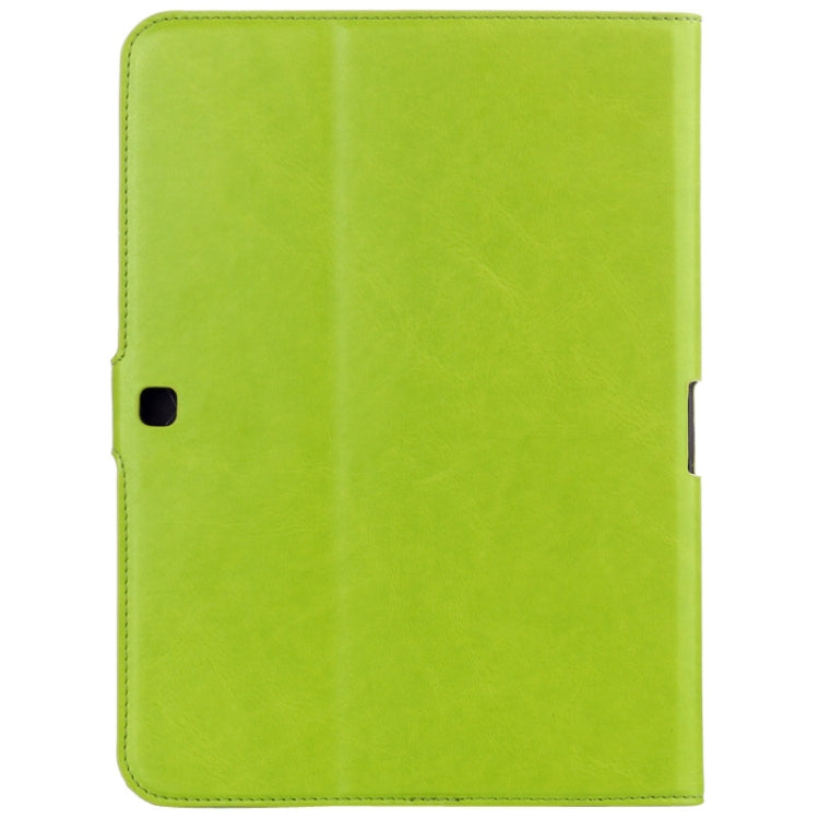 Crazy Horse Texture Flip Leather Case with Credit Card Slots & Holder for Galaxy Tab 4 10.1 / SM-T530