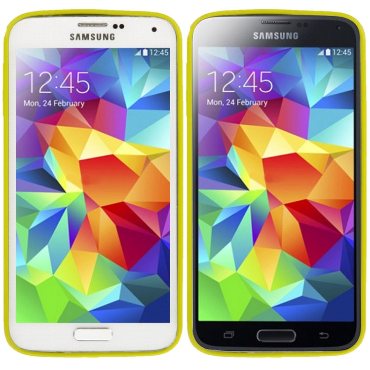 Transparent Frosted Plastic + TPU Frame Case for Galaxy S5 /